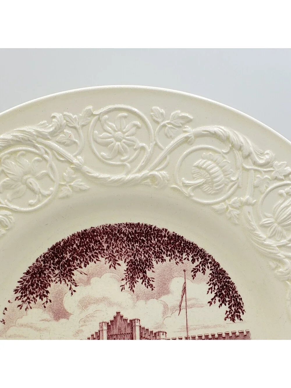 Vintage Wedgwood Virginia Military Inst. Plate Stonewall Jackson Arch. 1st. Ed